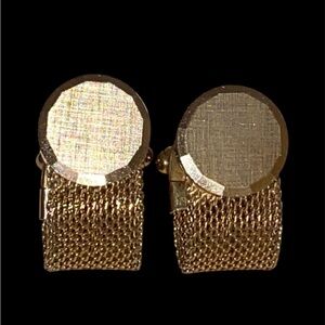 Elegant Gold Clip-On Earrings